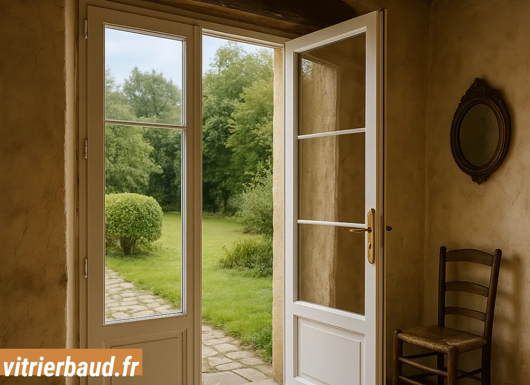 Installation de fenêtre en PVC Baud