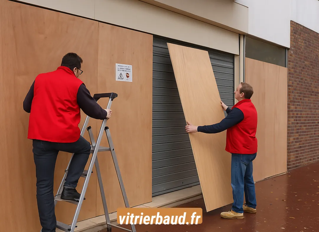 Mise en sécurité fermeture provisoire Baud